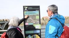 Zaragoza Deporte estrena la señalización del programa Zaragoza Anda, con 22 rutas senderistas