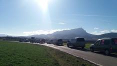 8-M en el Pirineo: caravana de mujeres rurales en el valle de la Solana.