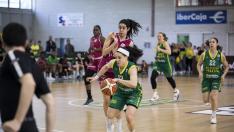 Brittany Brown en el partido pasado contra el Araski.