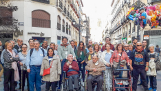 Tutelados y voluntarios en una de las actividades de la Fundación Tutelar Aragonesa Luis de Azúa.