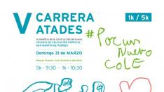 Cartel Atades Carrera por un nuevo cole