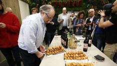 Un momento de la presentación del I Concurso de Croquetas.