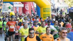 Salida del maratón de Zaragoza de 2018, celebrado el 13 de mayo