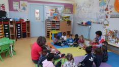 Aula de 2 años en el colegio San Braulio de Zaragoza