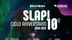 Cartel ciclo 10 aniversario Slap