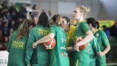 Las jugadoras del Mann Filter, concentradas antes de un partido reciente.
