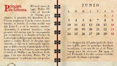 Junio, en el calendario editado por el Gobierno de Aragón