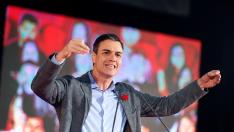 Pedro Sánchez, este miércoles en un mitin en Gijón.