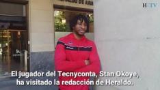 Okoye, jugador del Tecnyconta: "Revivo una y otra vez el mate que le hice al Barcelona"