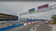 Una imagen de los alrededores del aeropuerto de Glasgow.
