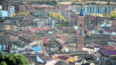 Vista panorámica de Calatayud, donde se buscará favorecer la ocupación de viviendas vacías.