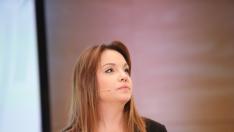 Maru Díaz, candidata del Unidas Podemos al Gobierno de Aragón.