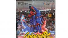 Así es el cartel anunciador del partido Extremadura-Real Zaragoza de este sábado en Almendralejo, reclamo que se expone en toda la comarca de la Tierra de Barros.