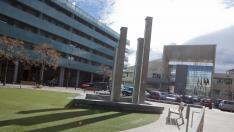 Plaza del ayuntamiento de Cuarte de Huerva.