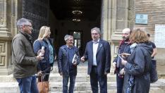 Actos fin de fiesta electoral en Huesca