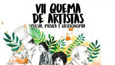 Cartel Quema de artistas 2019.