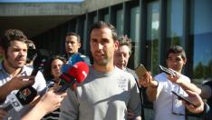 Íñigo López, a su salida del juzgado.