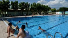 apertura de la piscina municipal san jorje de Huesca / Foto de Javier Navarro [[[FOTOGRAFOS]]]