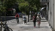 Estado de las aceras de la avenida de Valencia
