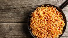 Espaguetis con tomate