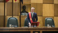 Imágenes del pleno de investidura en Zaragoza 2019
