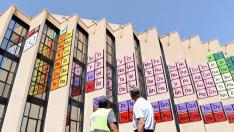 La Tabla Periódica más grande del mundo está en la fachada de la Facultad de Química de la Universidad de Murcia.