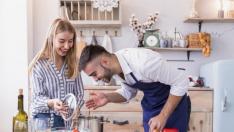 Disfrutar en la cocina.
