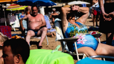 Una de las fotografías de Marcos Cebrián, de Zaragoza Walkers, en Salou.