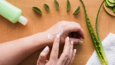 Aloe vera, crema para las quemaduras.