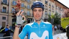 El ciclista aragonés del Movistar Team Jorge Arcas