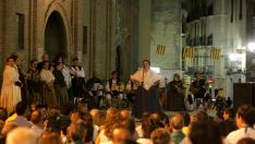 Ronda jotera a San Lorenzo.