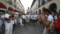 fiestas de san lorenzo de huesca. cabezudos en huesca / foto Javier Blasco/ 9-8-14