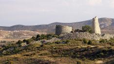 Panorámica de la fortaleza ibérica del Cabezo de San Pedro