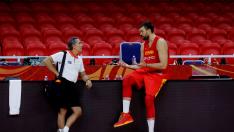 La selección española se prepara para el Mundial de Baloncesto.