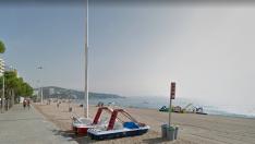 La playa de Playa de Aro (Gerona)