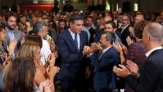 Sánchez, en el acto público para presentar su 'Programa común progresista'