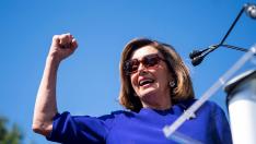 Nanci Pelosi, este martes en un acto en Washington.