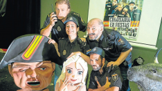 Teatro Indigesto vuelve con 'Comisaría en fiestas'. Alfonso Palomares, a la izquierda, será sustitudo por Rafa Blanca