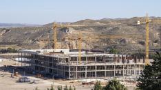 Obras del nuevo hospital de Teruel. Foto Antonio garcia/bykofoto 28/09/19 [[[FOTOGRAFOS]]]