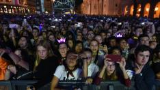 Concierto de Lola Índigo en la plaza del Pilar de Zaragoza el 12 de octubre de las Fiestas del Pilar