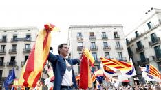 Albert Rivera durante un mitin de este domingo.
