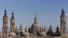 Vistas de la Basílica del Pilar de Zaragoza