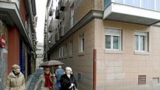 Calle Miguel de Ara, antes de la reforma