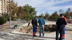 Sima en Parque del Oeste/10-11-2012/ Foto: Asier Alcorta