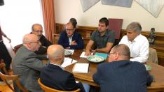Reunión en la Diputación de Teruel por los accesos a los Ramones.