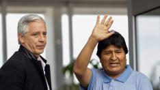 Evo Morales, a su llegada a México.