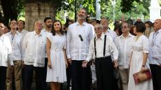 Don Felipe y doña Letizia recorriendo las calles de La Habana Vieja