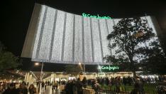 El centro comercial de El Corte Inglés de Sagasta en Zaragoza inauguró el encendido de luces
