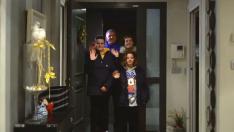 Una imagen del vídeo difundido en tono de humor por la SD Huesca con motivo del derbi aragonés.