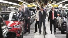 Visita del Rey a la planta de Opel PSA en Figueruelas, el 7 de octubre pasado.